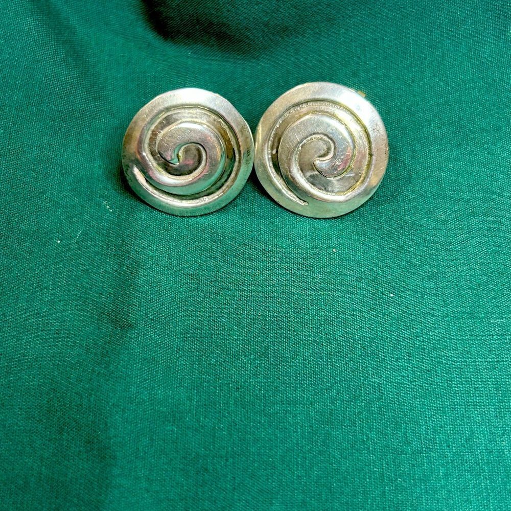 Sterling Silver 925 Clip On Earrings